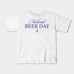 MicNational Beer Day Kids T-Shirt